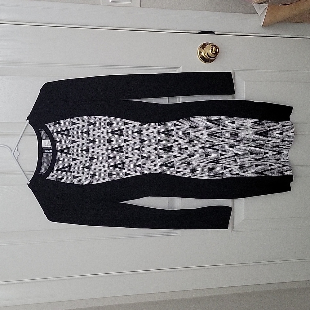 Black & White Bodycon dress